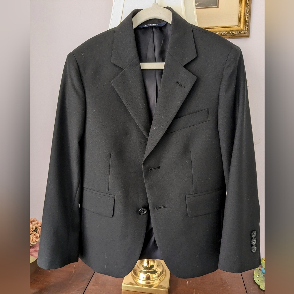 Brooks Brothers Boys Junior Two Button Wool Suit Jacket Navy (size 8)